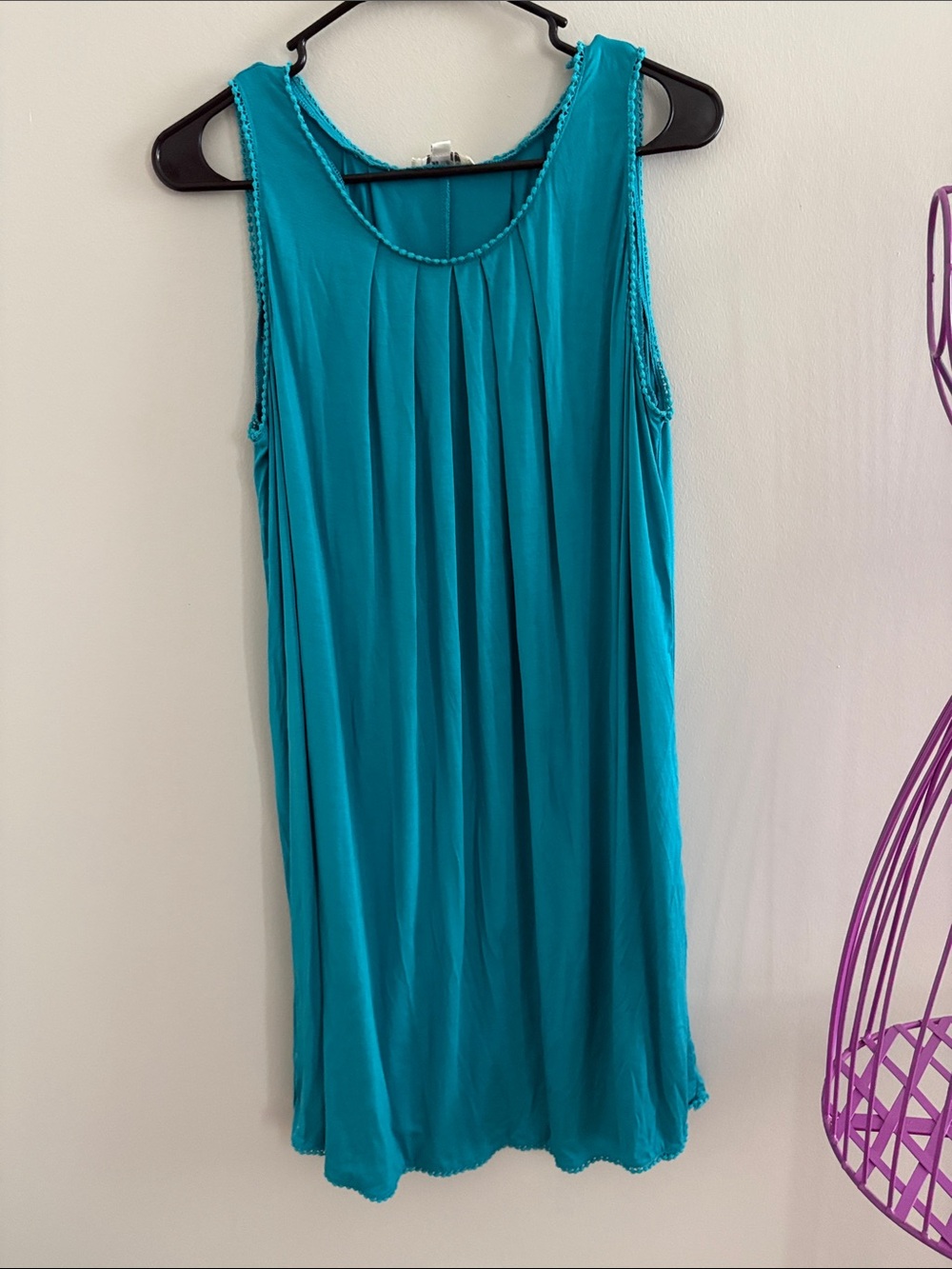 Umgee Sleeveless Teal Dress/Coverup